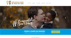 Desktop Screenshot of devoltapracasa.org.br